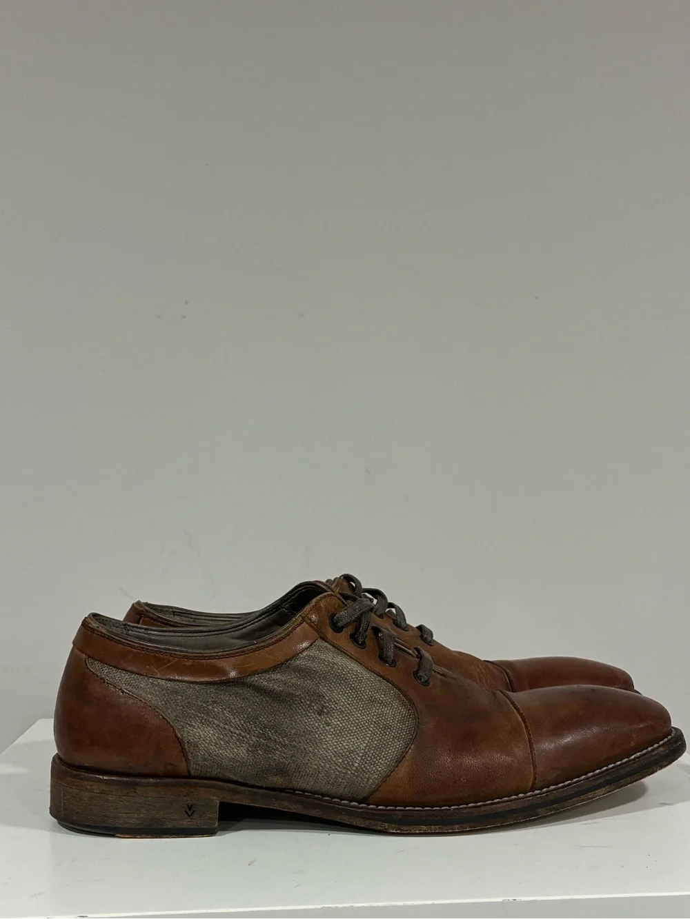John Varvatos Collection Fleetwood Spring Oxford Size 11 USA 44 EU.